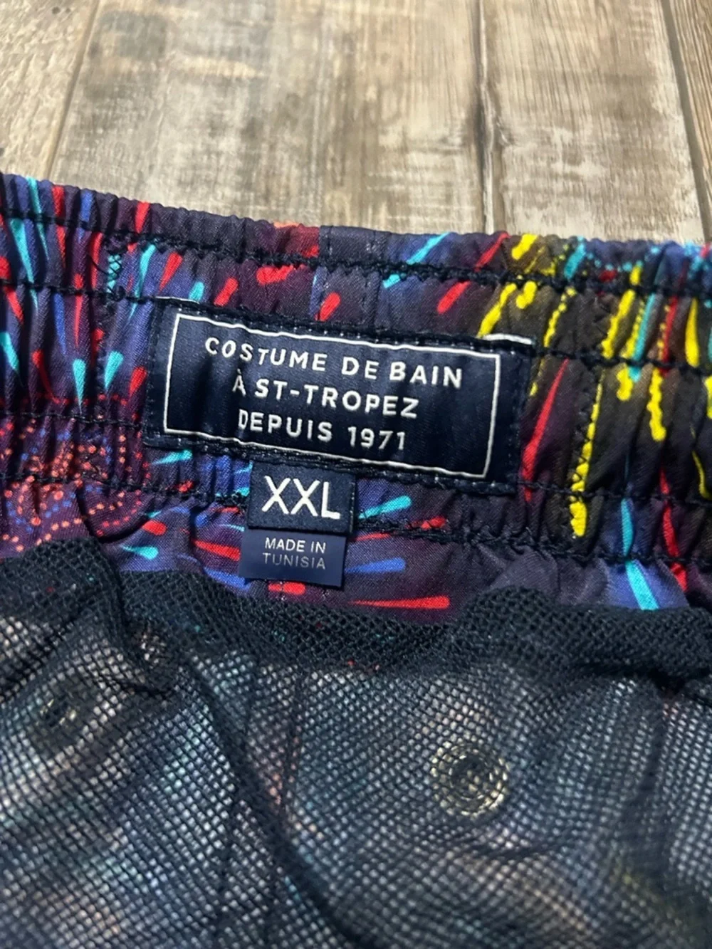 Vilebrequin  Costume de Bain St-Tropez Fireworks Swim Trunks - Navy Multicolor